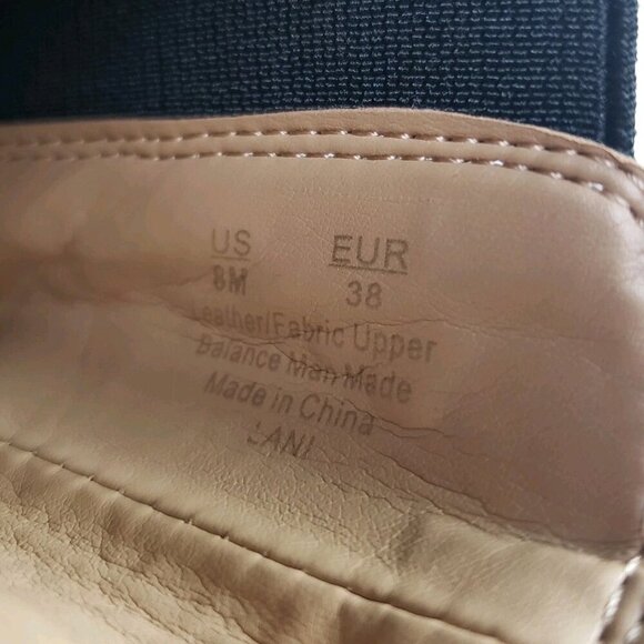 Sam Edelman Lani Chelsea Boot Womens 8 Cream Black Leather Pull On Ankle Heeled - Picture 15 of 15